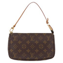LOUIS VUITTON Monogram Pochette Accessoires Pouch M51980 LV Auth 213765A-2
