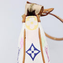 LOUIS VUITTON Monogram Multicolor Pochette Accessoires White M92649 Auth 213766V-14