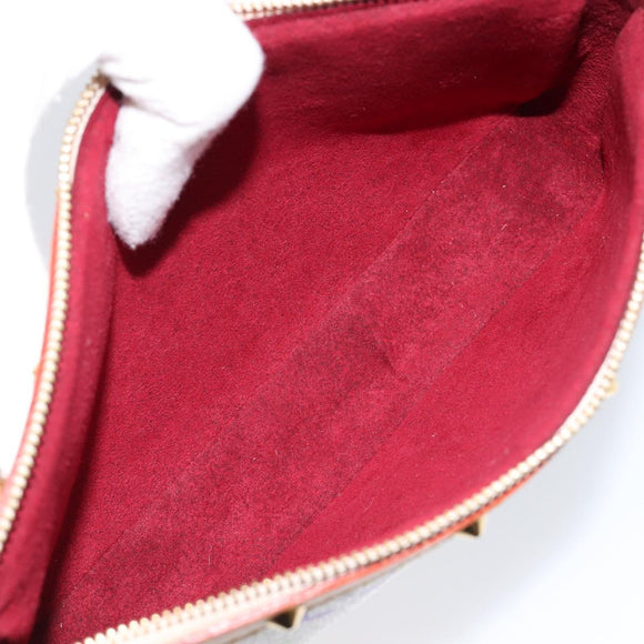 LOUIS VUITTON Monogram Multicolor Pochette Accessoires White M92649 Auth 213766V