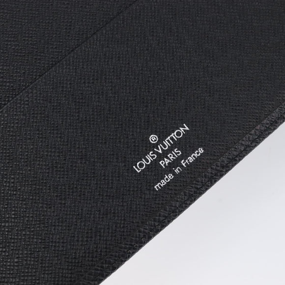 LOUIS VUITTON Taiga Agenda Bureau Day Planner Cover Ardoise R20409 Auth 213767