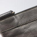 Salvatore Ferragamo Gancini Shoulder Bag Leather Gold Auth 213768A-15