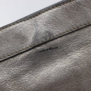 Salvatore Ferragamo Gancini Shoulder Bag Leather Gold Auth 213768A-16