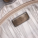 Salvatore Ferragamo Gancini Shoulder Bag Leather Gold Auth 213768A-19