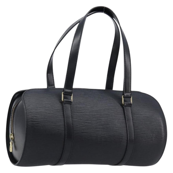 LOUIS VUITTON Epi Soufflot Hand Bag Black M52222 LV Auth 213778V