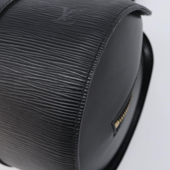 LOUIS VUITTON Epi Soufflot Hand Bag Black M52222 LV Auth 213778V
