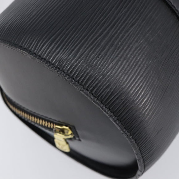 LOUIS VUITTON Epi Soufflot Hand Bag Black M52222 LV Auth 213778V