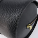 LOUIS VUITTON Epi Soufflot Hand Bag Black M52222 LV Auth 213778V-12