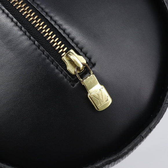 LOUIS VUITTON Epi Soufflot Hand Bag Black M52222 LV Auth 213778V