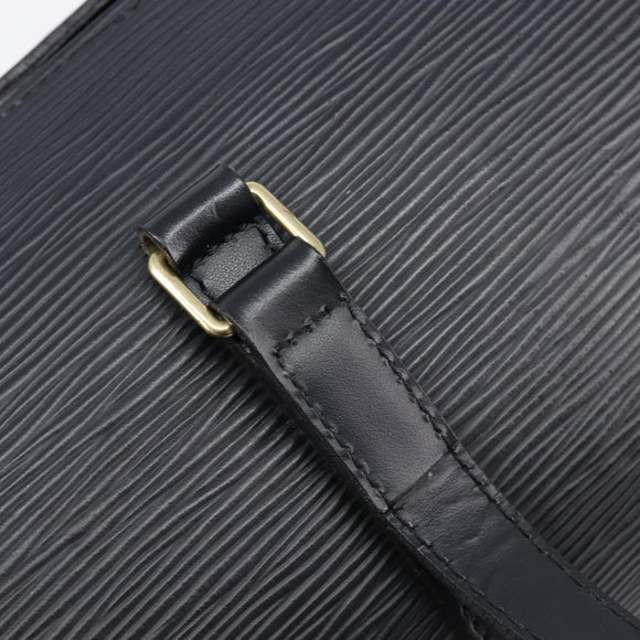 LOUIS VUITTON Epi Soufflot Hand Bag Black M52222 LV Auth 213778V