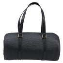 LOUIS VUITTON Epi Soufflot Hand Bag Black M52222 LV Auth 213778V-2