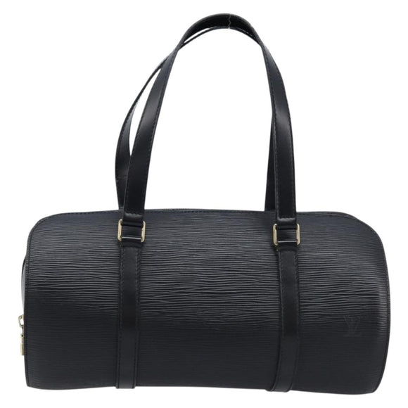 LOUIS VUITTON Epi Soufflot Hand Bag Black M52222 LV Auth 213778V