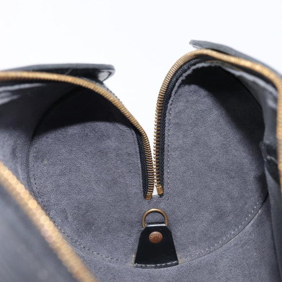 LOUIS VUITTON Epi Soufflot Hand Bag Black M52222 LV Auth 213778V