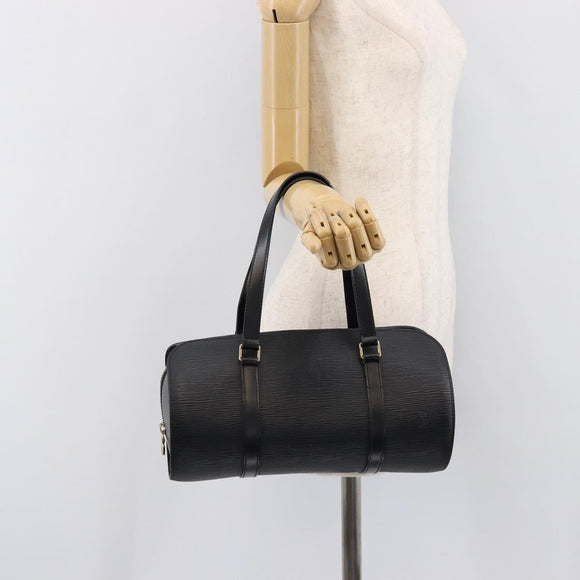 LOUIS VUITTON Epi Soufflot Hand Bag Black M52222 LV Auth 213778V