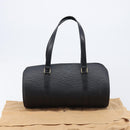 LOUIS VUITTON Epi Soufflot Hand Bag Black M52222 LV Auth 213778V-24