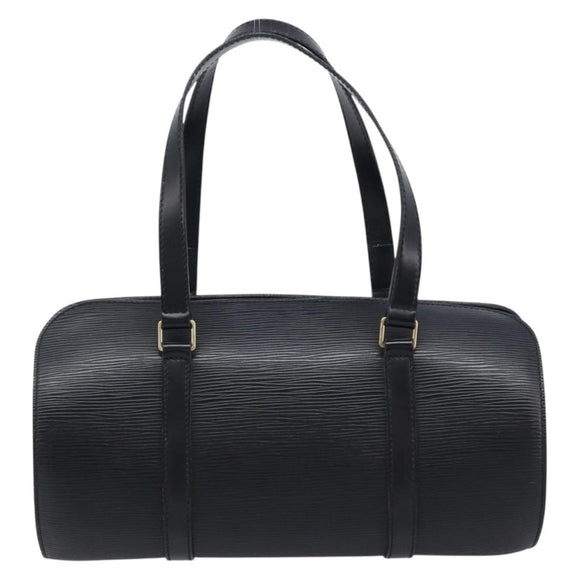 LOUIS VUITTON Epi Soufflot Hand Bag Black M52222 LV Auth 213778V
