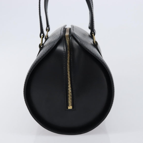 LOUIS VUITTON Epi Soufflot Hand Bag Black M52222 LV Auth 213778V