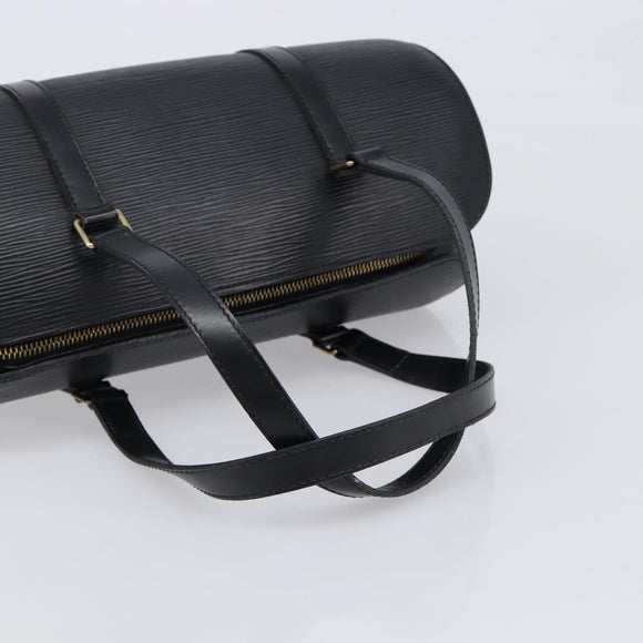 LOUIS VUITTON Epi Soufflot Hand Bag Black M52222 LV Auth 213778V
