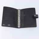 LOUIS VUITTON Damier Graphite Agenda MM Day Planner Cover R20242 LV Auth 213780-15
