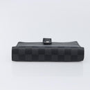 LOUIS VUITTON Damier Graphite Agenda MM Day Planner Cover R20242 LV Auth 213780-5