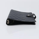 LOUIS VUITTON Damier Graphite Agenda MM Day Planner Cover R20242 LV Auth 213780-7