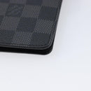 LOUIS VUITTON Damier Graphite Agenda MM Day Planner Cover R20242 LV Auth 213780-8