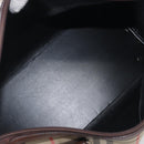 BURBERRY Nova Check Hand Bag Canvas Beige Gold Tone Auth 213784-22