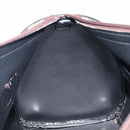 BURBERRY Nova Check Hand Bag Canvas Beige Gold Tone Auth 213784-23