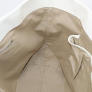 BURBERRY Nova Check Tote Bag PVC Leather Beige Silver Auth 213794A-18