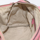 GUCCI GG Canvas Web Sherry Line Hand Bag 2way Beige Gold 247205 Auth 213795A-21