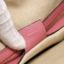 GUCCI GG Canvas Web Sherry Line Hand Bag 2way Beige Gold 247205 Auth 213795A-24