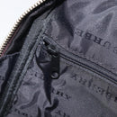 BURBERRY Nova Check Hand Bag Canvas Beige Silver Auth 213796A-19
