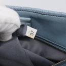 Miu Miu Matelasse Chain Shoulder Bag Leather 2way Light Blue Silver Auth 213798V-27