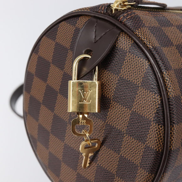 LOUIS VUITTON Damier Ebene Papillon GM Hand Bag N41210 LV Auth 213799SAV