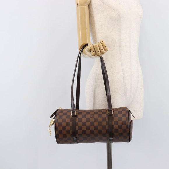 LOUIS VUITTON Damier Ebene Papillon GM Hand Bag N41210 LV Auth 213799SAV