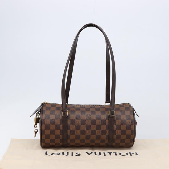 LOUIS VUITTON Damier Ebene Papillon GM Hand Bag N41210 LV Auth 213799SAV