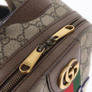 GUCCI GG Supreme Disney Three Little Pigs Backpack PVC Beige 552884 Auth 213800M-17