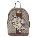 GUCCI GG Supreme Disney Three Little Pigs Backpack PVC Beige 552884 Auth 213800M-2