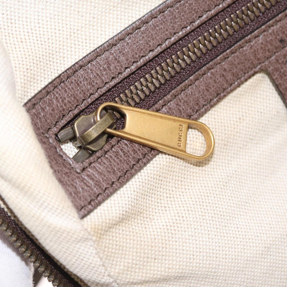 GUCCI GG Supreme Disney Three Little Pigs Backpack PVC Beige 552884 Auth 213800M
