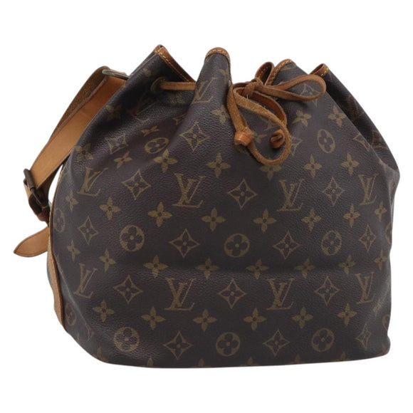 LOUIS VUITTON Monogram Petit Noe Shoulder Bag M42226 LV Auth 213802