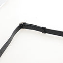 CHANEL Matelasse In Love Belt Bag Waist Bag Patent Black Silver CC Auth 213810SM-29