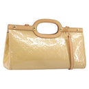LOUIS VUITTON Monogram Vernis Roxbury Drive Rose Florentin M91391 Auth 213812A-1