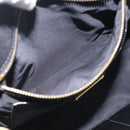 Miu Miu Madras Hand Bag Leather 2way Black Gold Tone Auth 213813V-24