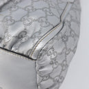 GUCCI GuccissimaGG Abbey Shoulder Bag Leather Silver 190525 Auth 213814V-10