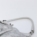 GUCCI GuccissimaGG Abbey Shoulder Bag Leather Silver 190525 Auth 213814V-8
