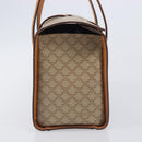CELINE Macadam Hand Bag PVC Beige Gold Tone Auth 213815-5