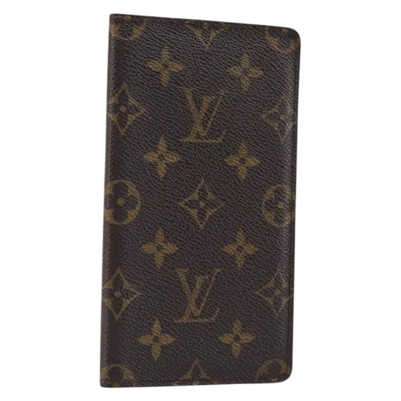 LOUIS VUITTON Monogram Agenda Poche Note Cover R20503 LV Auth 213816
