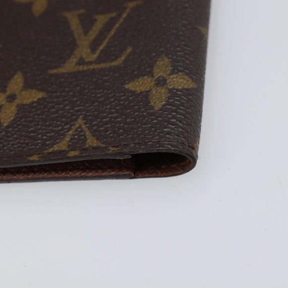 LOUIS VUITTON Monogram Agenda Poche Note Cover R20503 LV Auth 213816