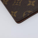 LOUIS VUITTON Monogram Agenda Poche Note Cover R20503 LV Auth 213816-11