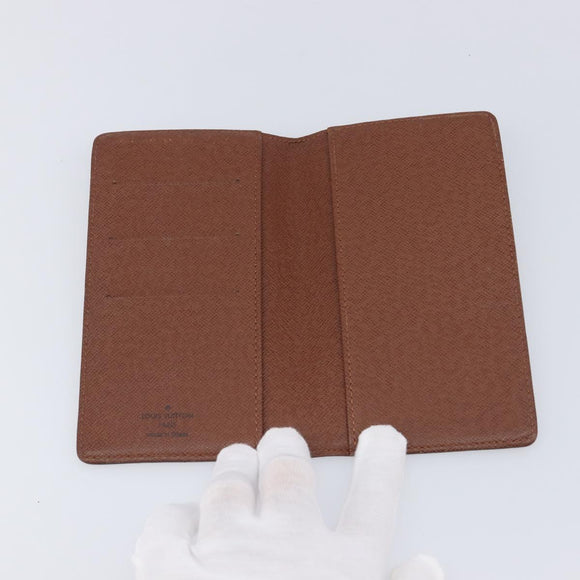 LOUIS VUITTON Monogram Agenda Poche Note Cover R20503 LV Auth 213816