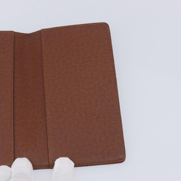 LOUIS VUITTON Monogram Agenda Poche Note Cover R20503 LV Auth 213816